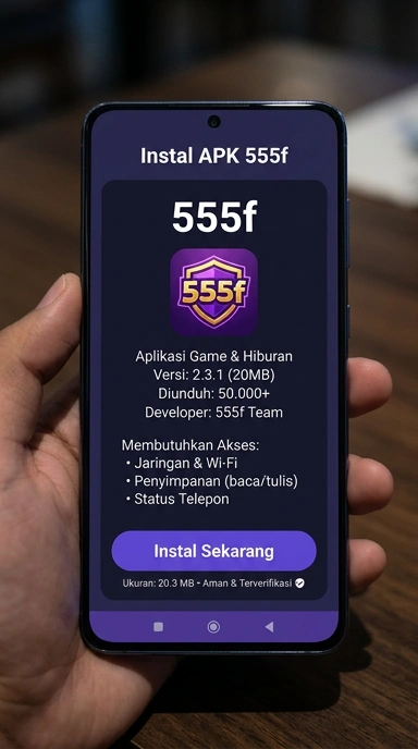 Tampilan halaman APK 555f